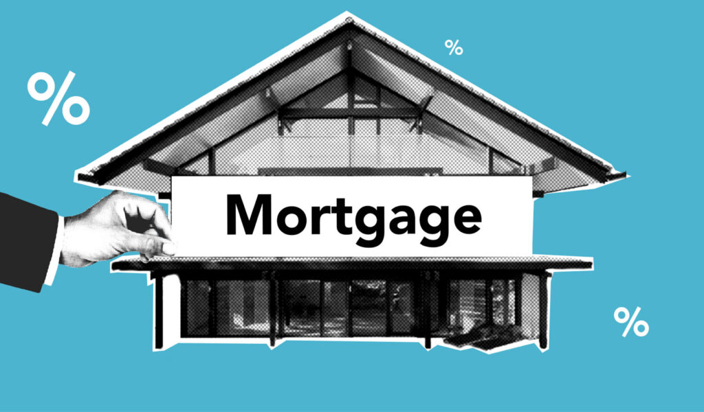 Alameda Post - a graphic with the word "mortgage"