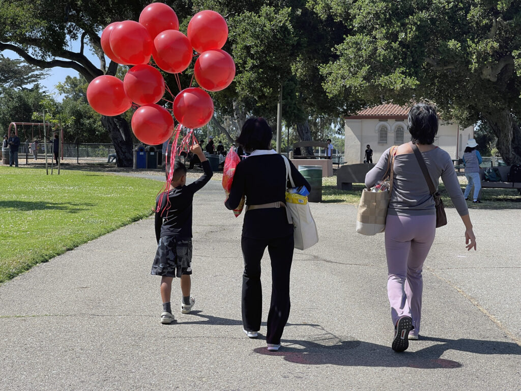 Alameda Post - Bear's-Eye View of Alameda for June 5, 2023 — a party featuring red balloons