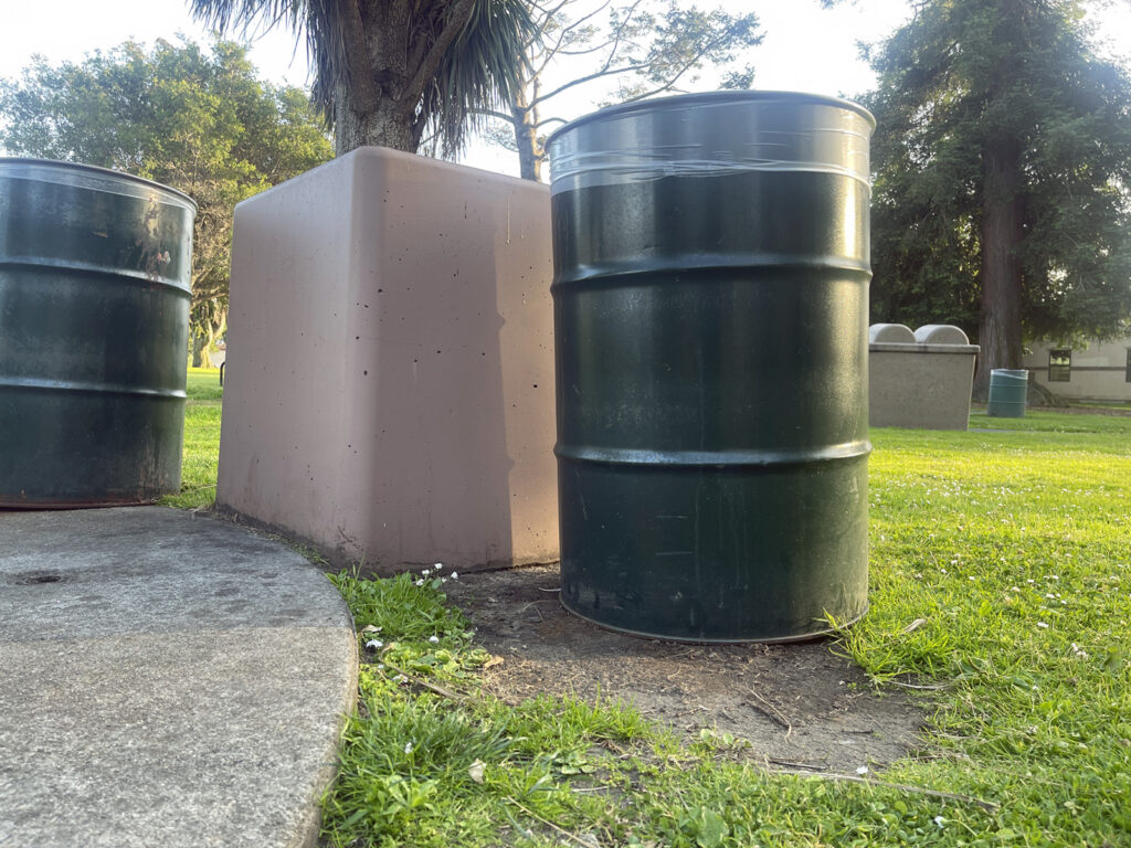 Alameda Post - Bear's-Eye View of Alameda for June 5, 2023 — old-school trash barrel