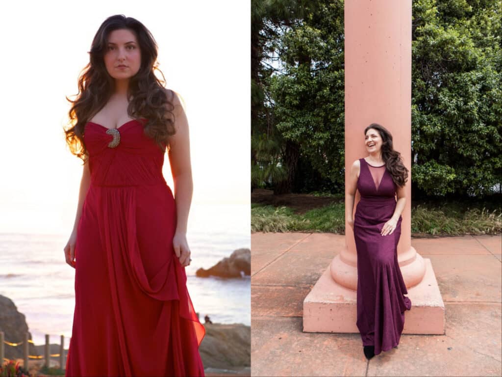 Alameda Post - Chelsea wearing beautiful gowns and posing for photos