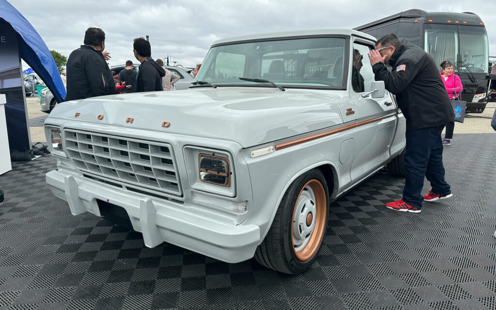Alameda Post - F-100 pickup converted to electric