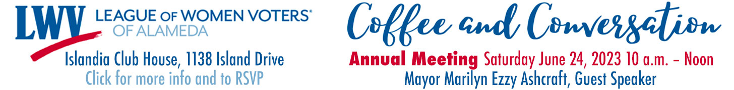 Alameda Post - LWVA Annual meeting