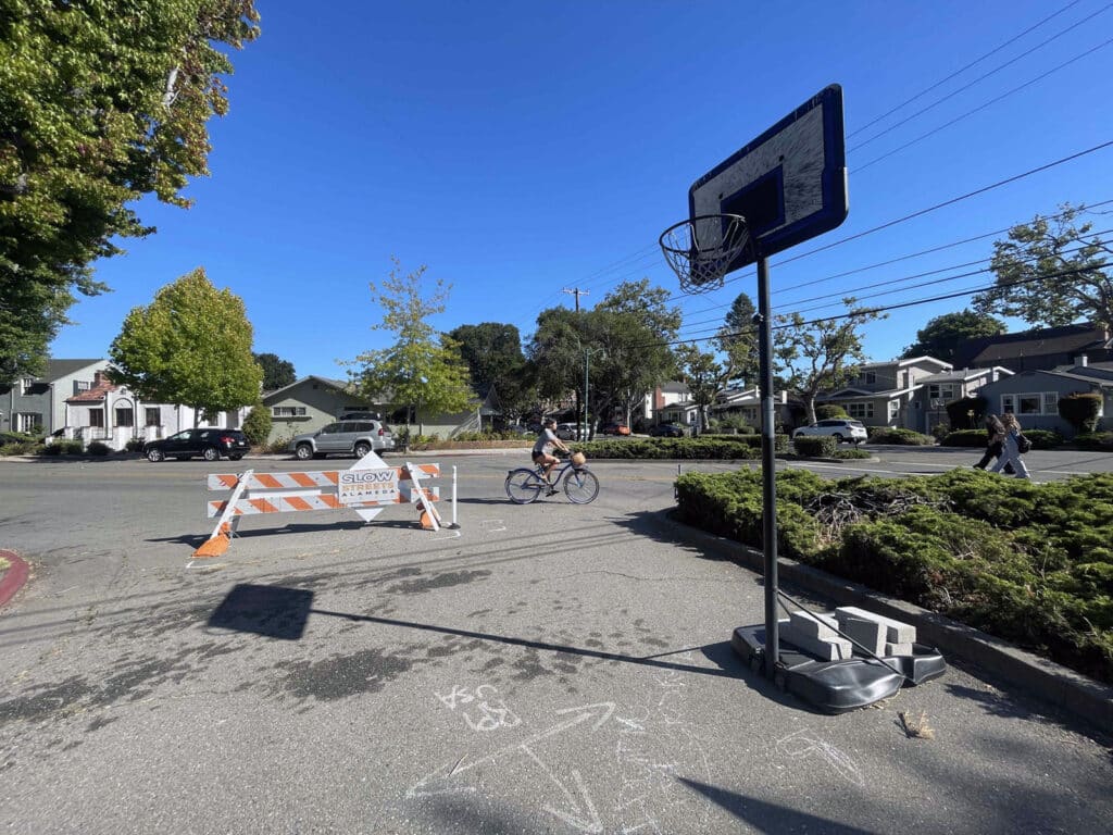 Alameda Post - Bear's-Eye View of Alameda for August 13, 2023 – a person riding a bicycle