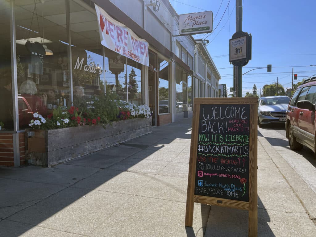 Alameda Post - Bear's-Eye View of Alameda for August 20, 2023. Marti's Place is open again