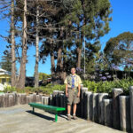 Alameda Post - a photo of Aaron Carr-Elkaim in front of Scout Park