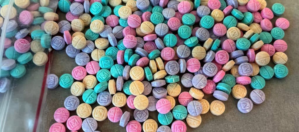 Alameda Post - rainbow fentanyl pills