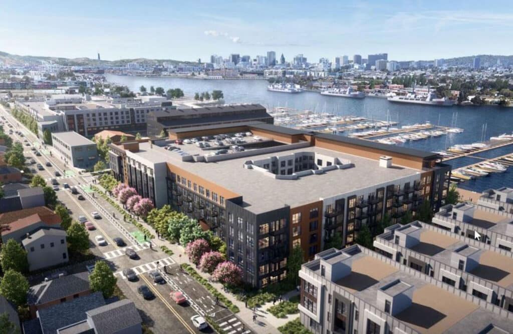 Alameda Post - renders of the Alameda Marina housing