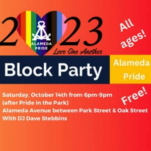 Alameda Post - Alameda Pride Block Party Poster
