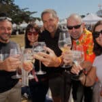 Alameda Post - Corks, Forks, Rhythm & Brews guests raise their glasses