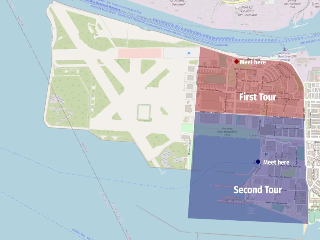 Alameda Post - Map of Alameda Point and the former Naval Air Station Alameda