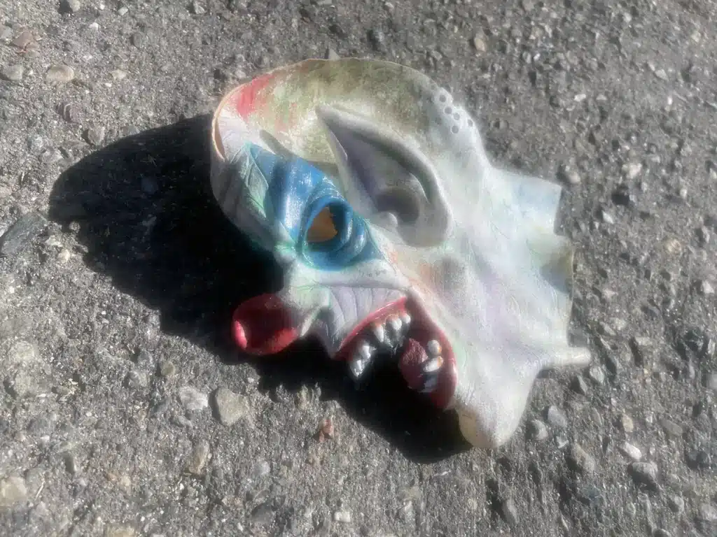 Alameda Post - Bear's-Eye View of Alameda for October 8, 2023 – a Halloween mask