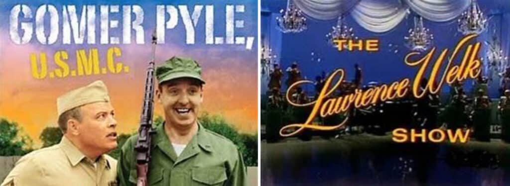 Alameda Post - posters for ‘Gomer Pyle’ and ‘The Lawrence Welk Show'