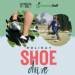 Alameda Post - a poster for the Greenway Golf Holiday Shoe Drive