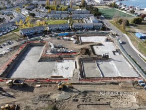 Alameda Post - an aerial progress photo of the North Housing complex