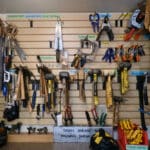 Alameda Post - a wall of tools at Oakland's Tool Lending Library