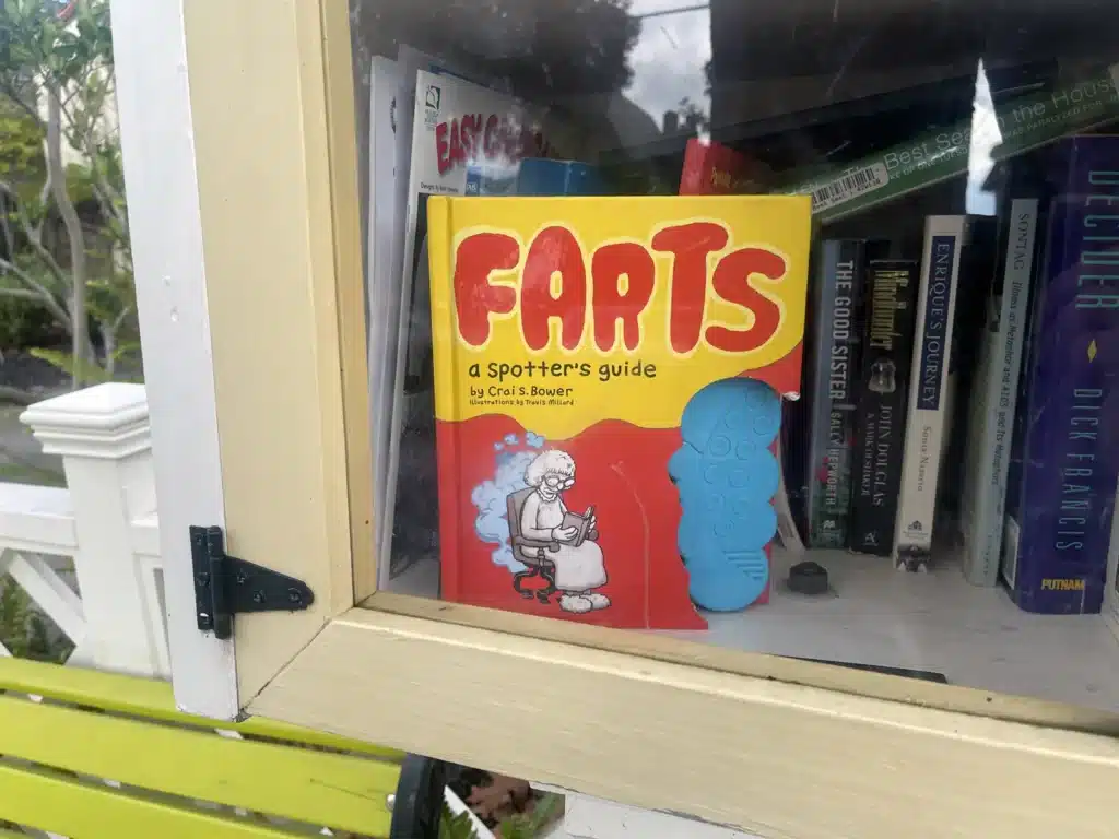 Alameda Post - Bear's-Eye View of Alameda for January 28, 2024. A book about farts.