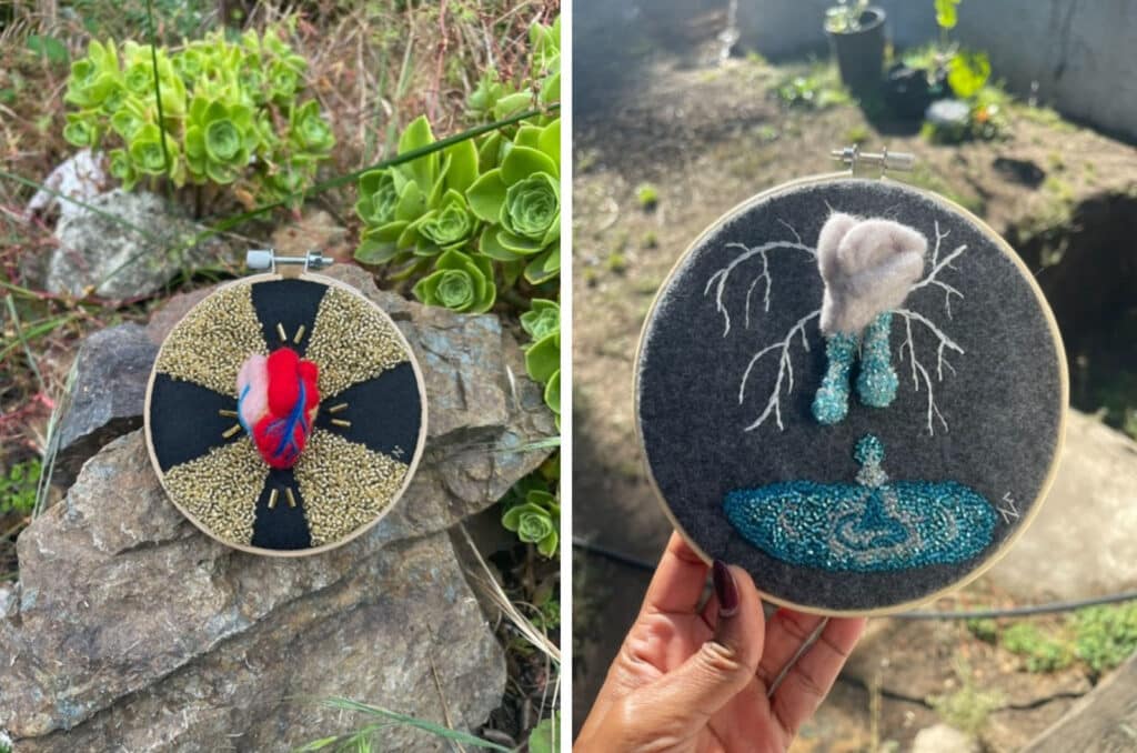 Alameda Post - two fiber arts projects from Nnekay FitzClarke 