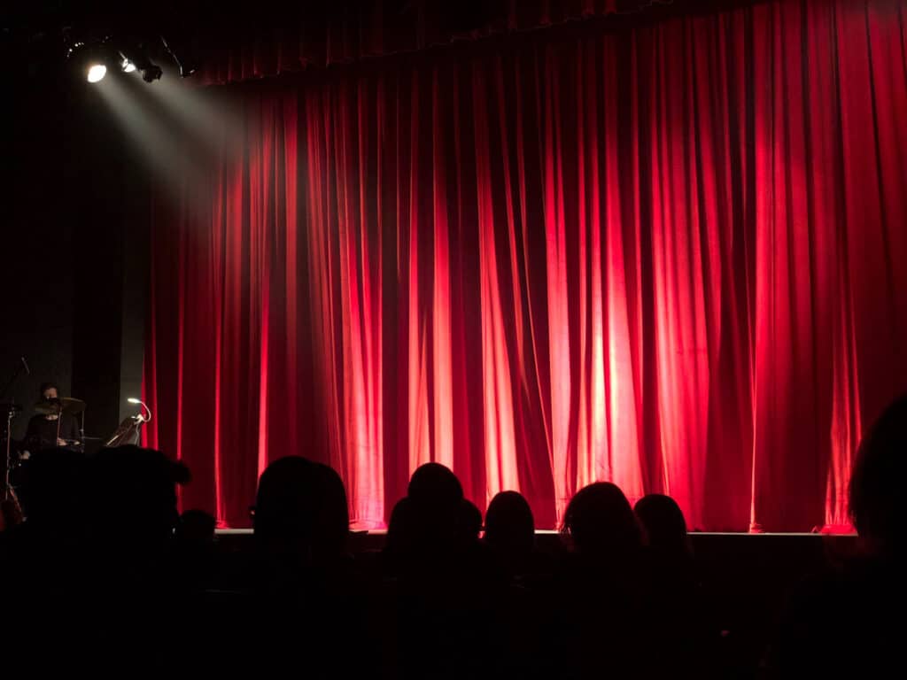 Alameda Post - a theatrical curtain