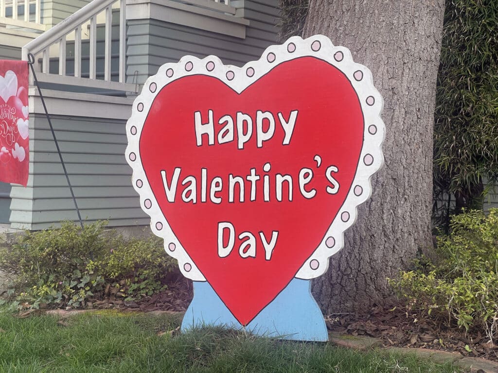 Alameda Post - Bear's-Eye View of Alameda for February 18, 2024. A valentine from Tucker and his family