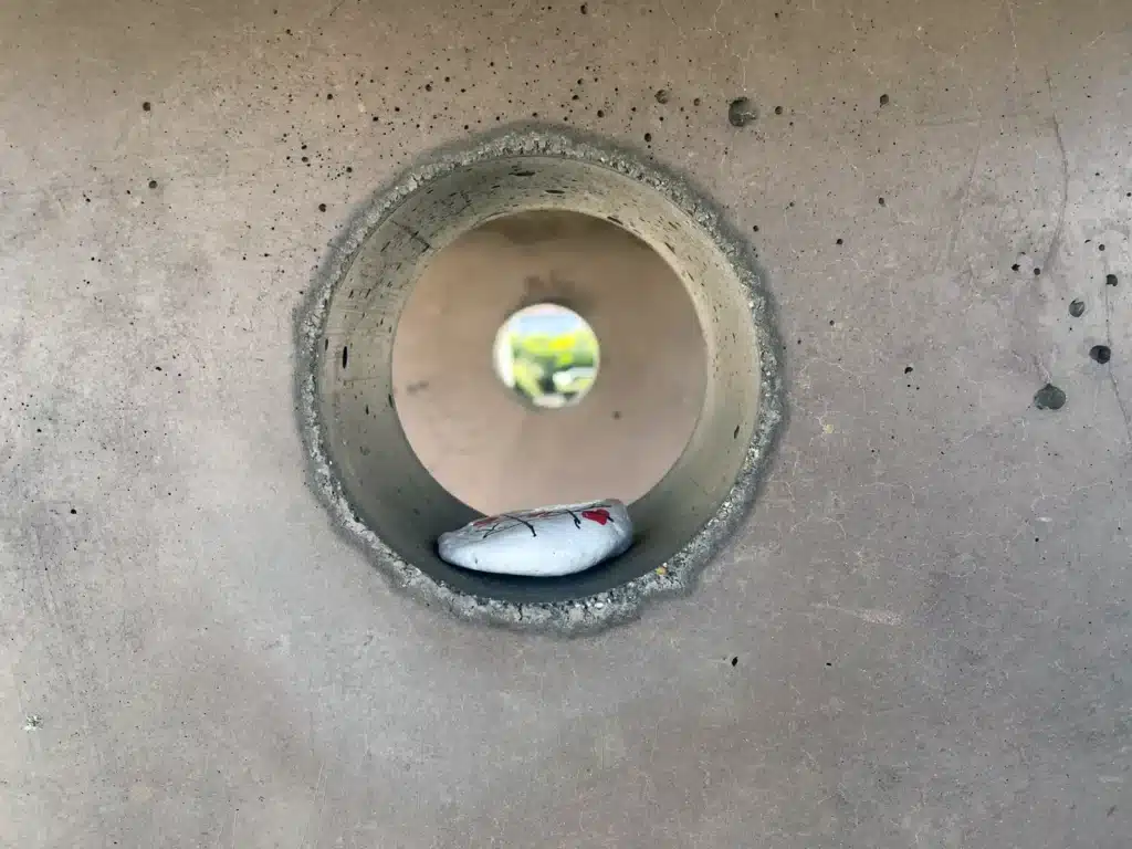 Alameda Post - Bear's-Eye View of Alameda for February 11, 2024. A rock in the middle of a circle