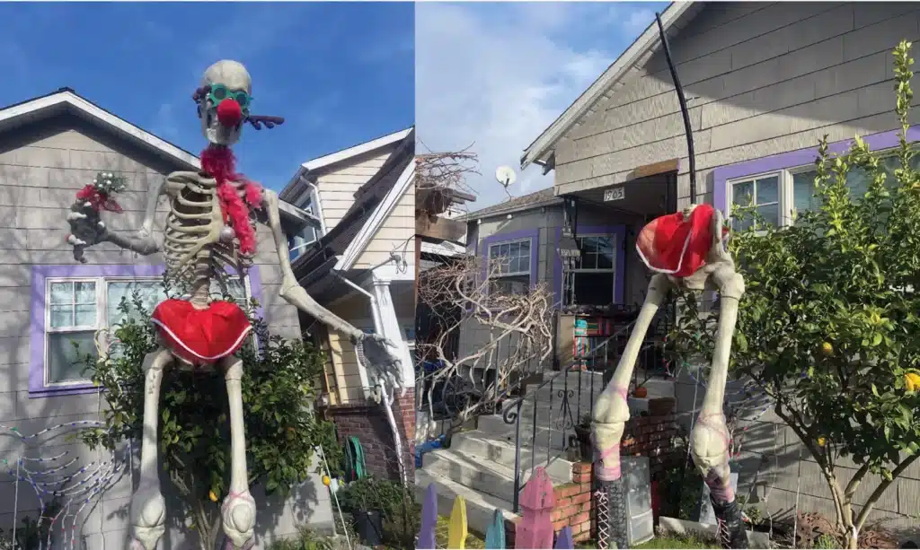 Alameda Post - Bear's-Eye View of Alameda for February 11, 2024. Decorations damaged by the recent storms