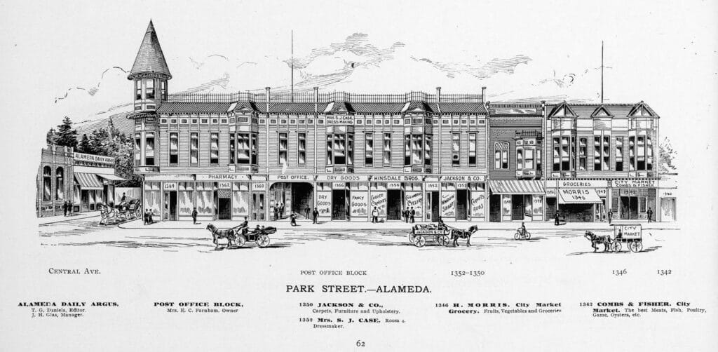 Alameda Post - an illustration of historic Alameda Park Street
