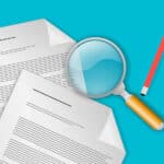 Alameda Post - a graphic of a report, magnifying glass, and pencils