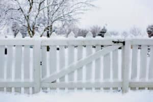 Alameda Post - a white picket fence