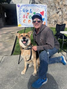 Alameda Post - Mouf and his human companion celebrate Girl Scout cookies. 