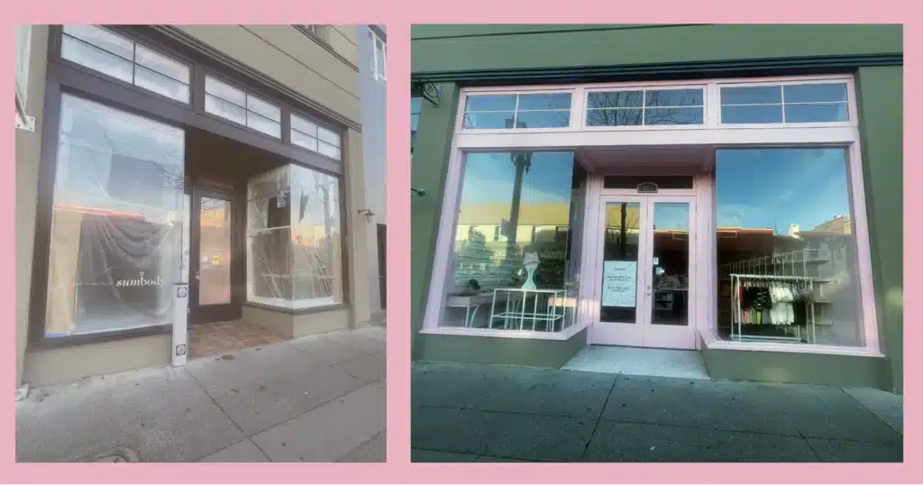 Alameda Post - the former SumBody store on Park Street has been replaced with a new store which doesn't have a name yet