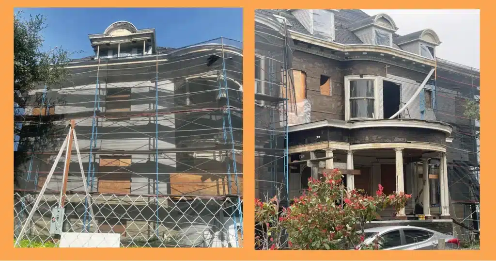 Alameda Post - the house being renovated at 1619 Central Ave. is getting new siding