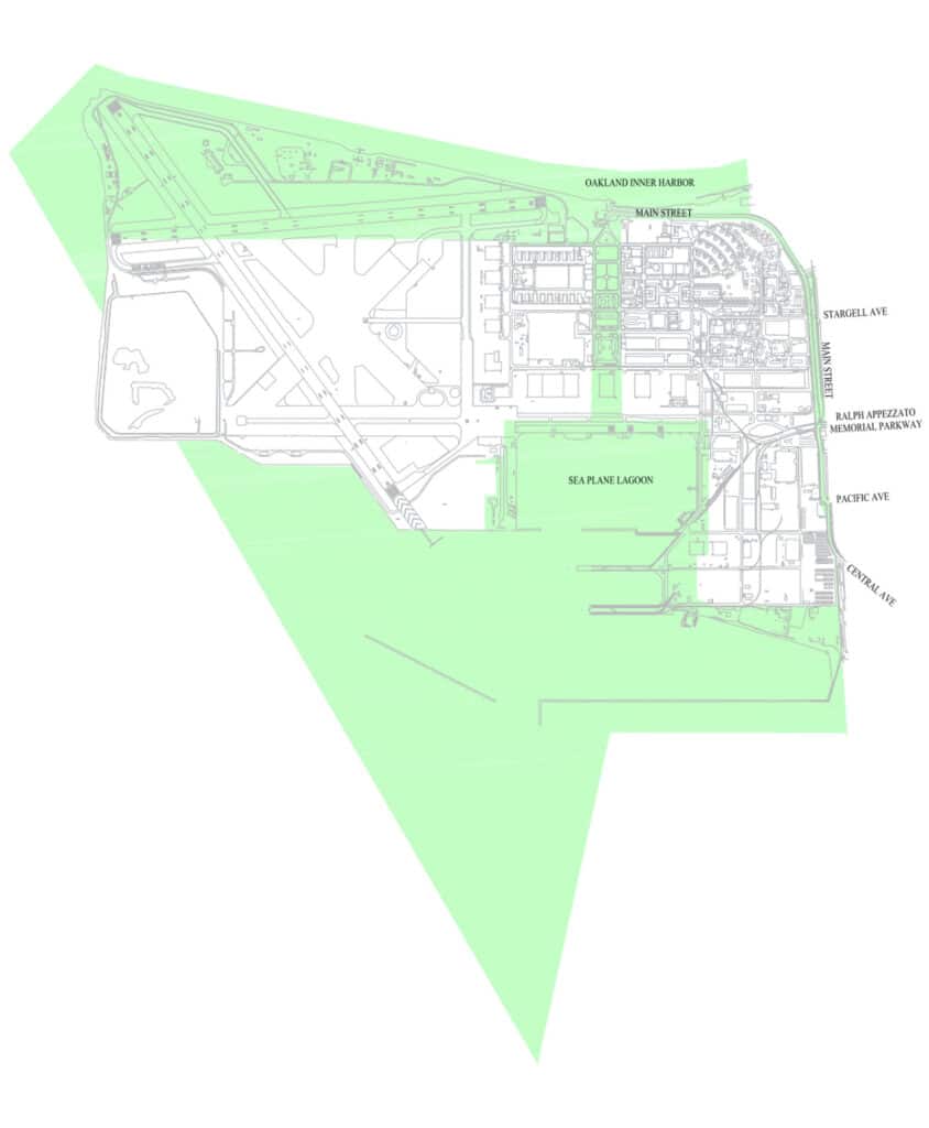Alameda Post - a map of the Alameda Point tidelands