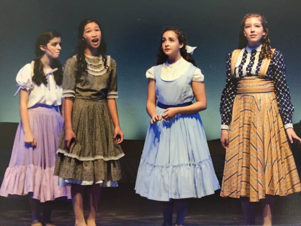 Alameda Post - Megan Taylor onstage in costume for Oklahoma