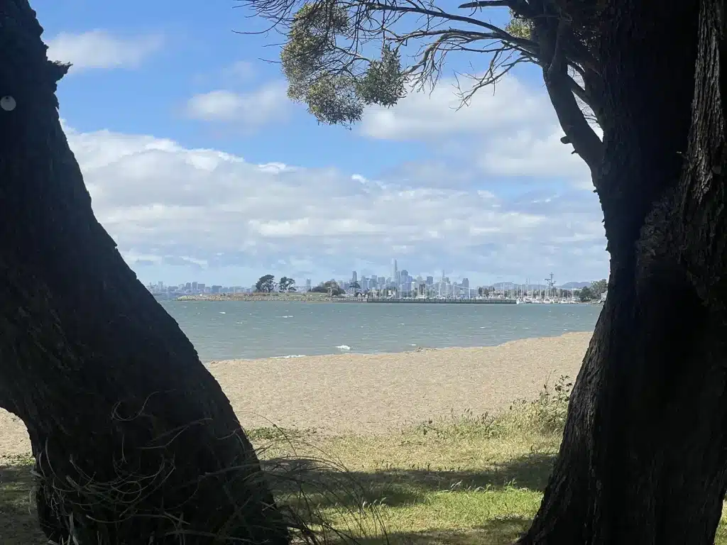 Alameda Post - a view of the San Francisco Bay