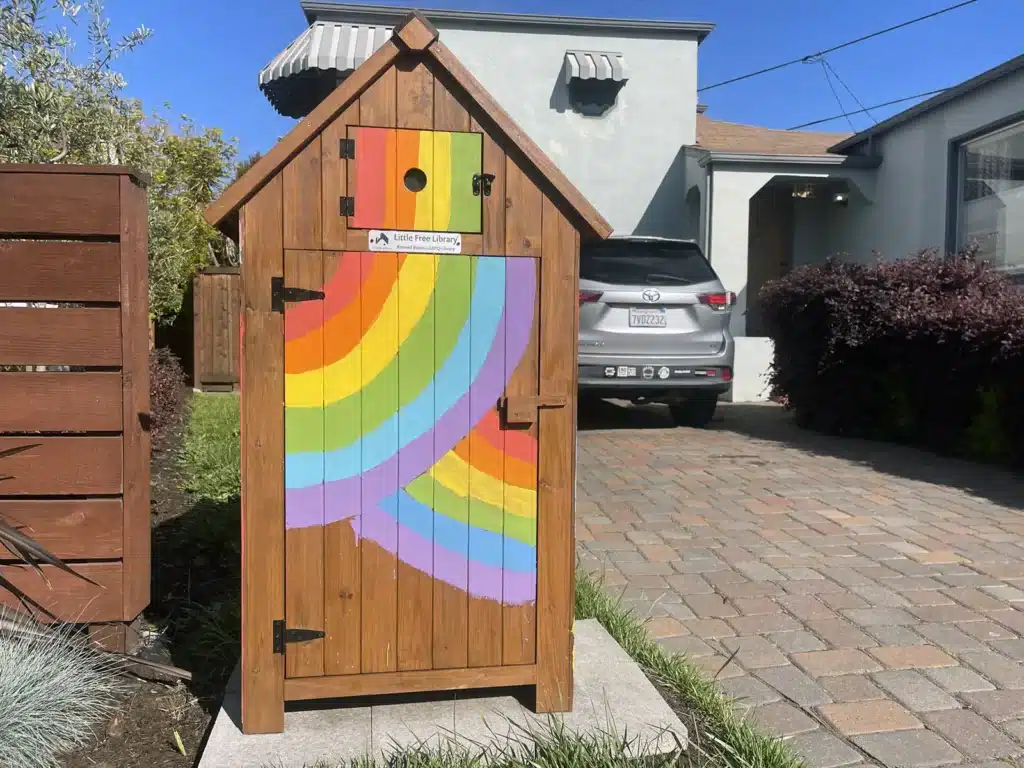 Alameda Post - Little Free Library for banned LGBTQ books