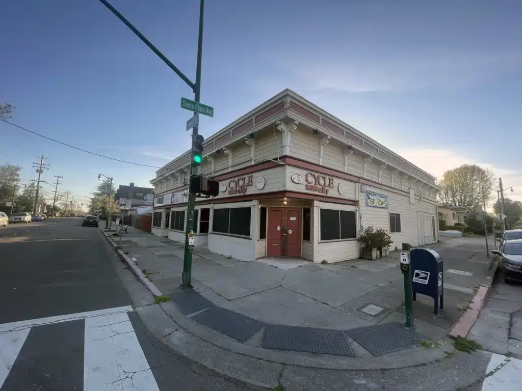 Alameda Post - Cycle City on High St. and Santa Clara Ave.
