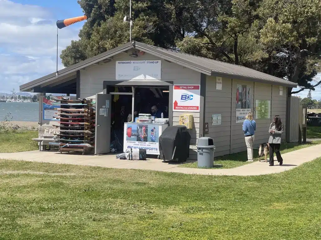 Alameda Post - the kite board shop on Crown Beach