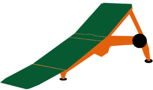Alameda Post - Illustration of a ramp used by BMX bicycling enthusiasts