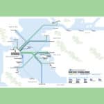 Alameda Post - a map of potential ferry service in the Bay Area