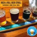 Alameda Post - a poster for the 2024 Rock & Roll Beer Stroll