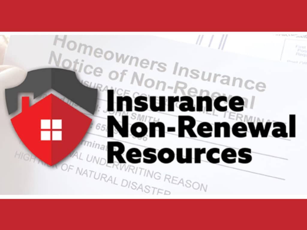 Alameda Post - a graphic that says "Insurance Non-Renewal Resources"