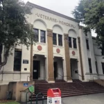 Alameda Post - The Alameda Veterans building on Cnetral Avenue