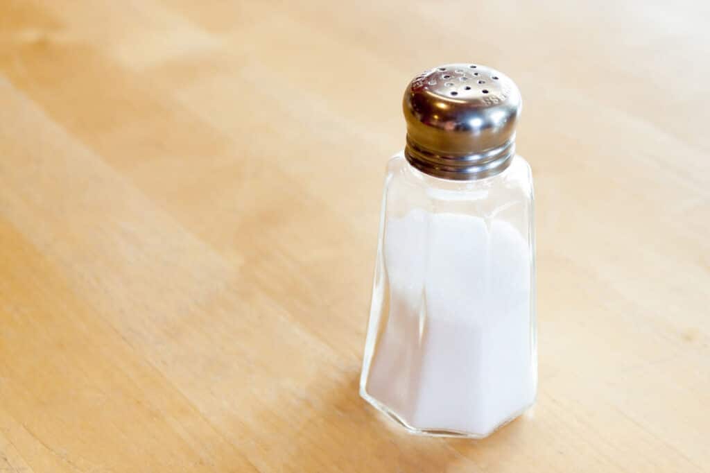 Alameda Post - a shaker of salt, one of the sources of electrolytes