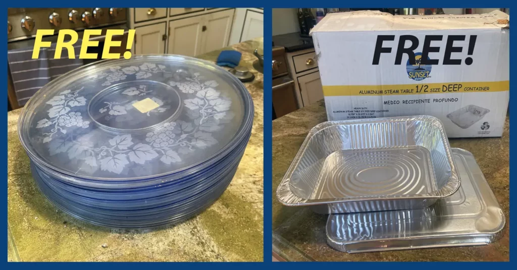 Alameda Post - plastic trays and foil pans