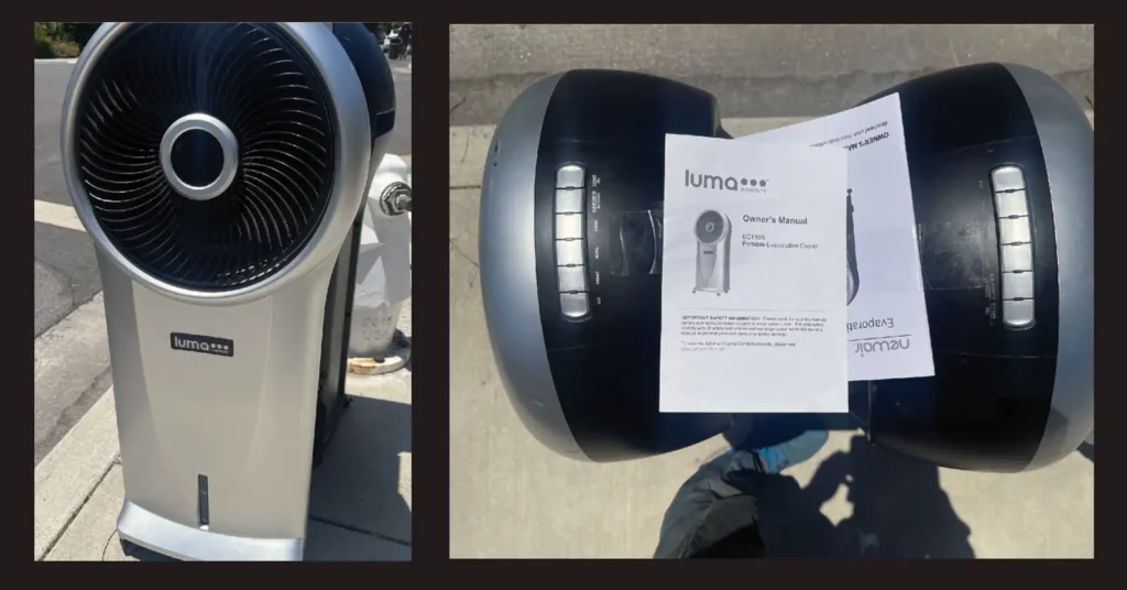 Alameda Post - two electric fans that look like Star Wars droids.