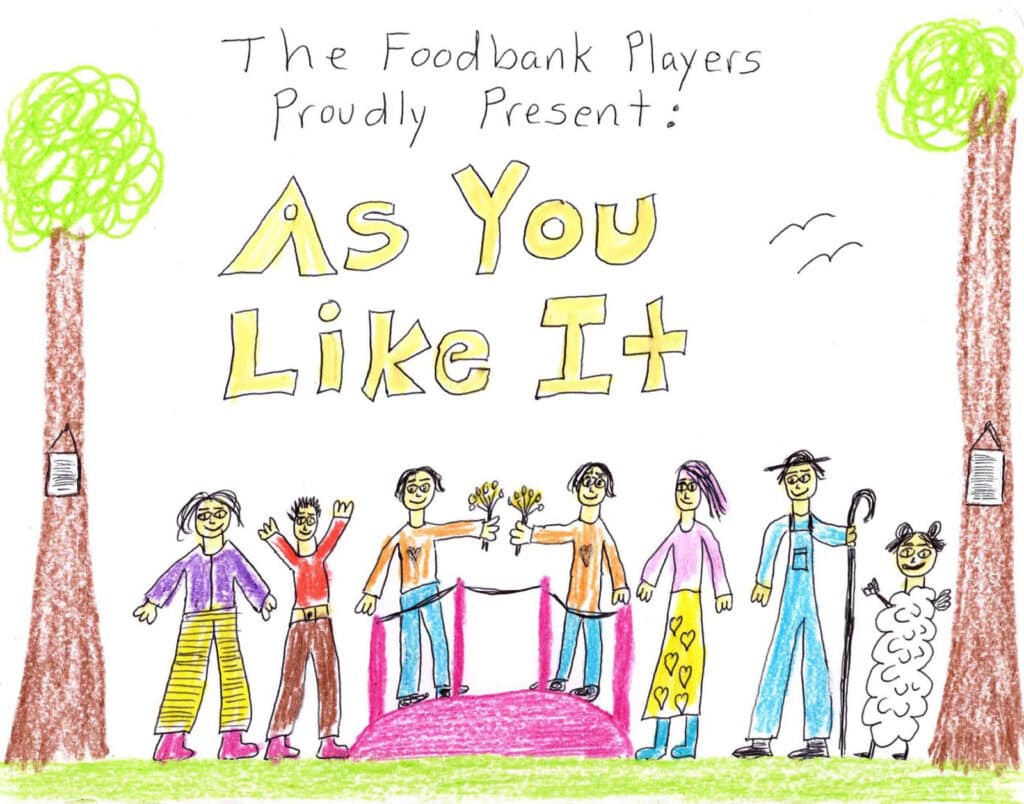 Alameda Post - the poster for As You Like It by The Foodbank Players