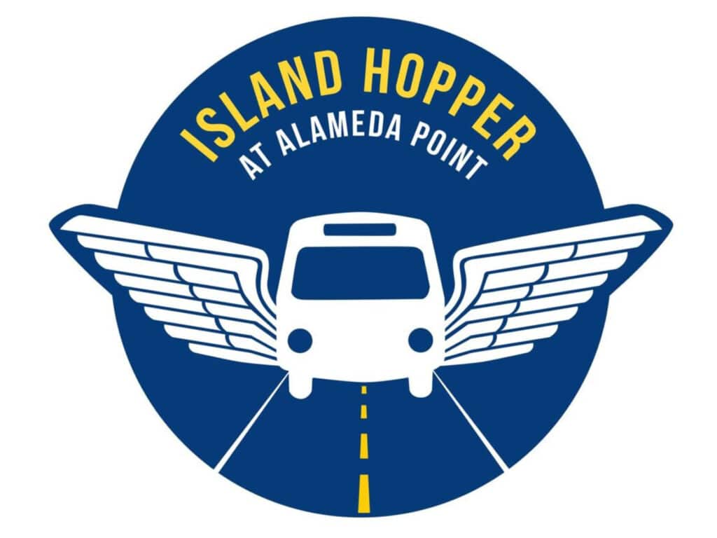 Alameda Post - the logo for the Island Hopper at Alameda Point