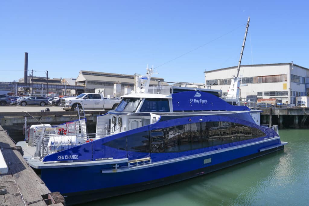Alameda Post - the Sea Change docked