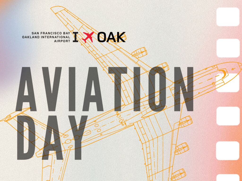 Alameda Post - a graphic from OAK for Aviation Day 