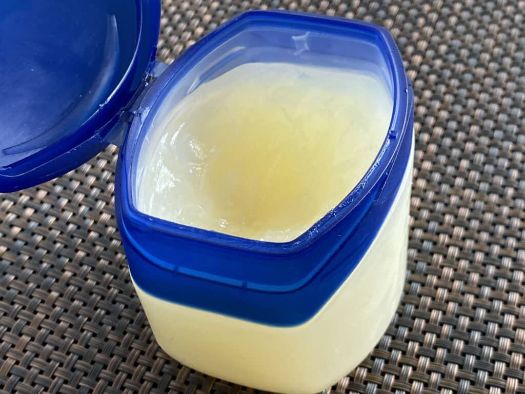 Alameda Post - a tub of petroleum jelly